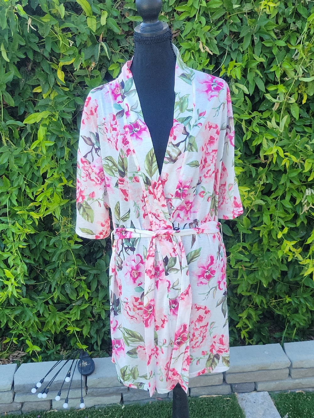 Show Me Your MuMu Pastel Floral Kimono Robe